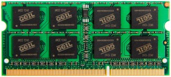 Оперативная память для ноутбука 8Gb DDR3 1600Mhz GEIL oem GS38GB1600C11S - фото 1 - id-p108216036