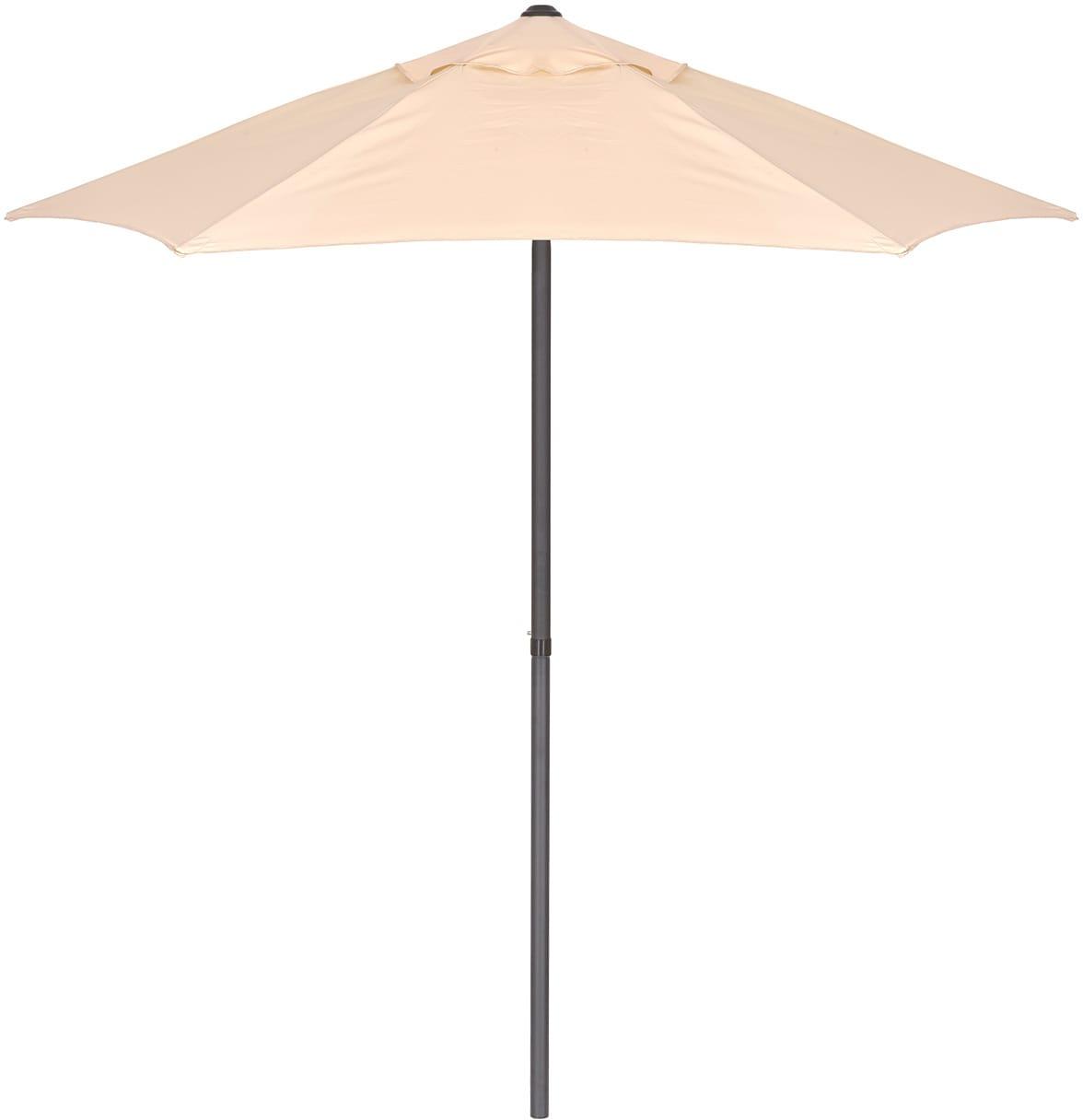 Зонт садовый-пляжный c куполом 2,4 м бежевого цвета