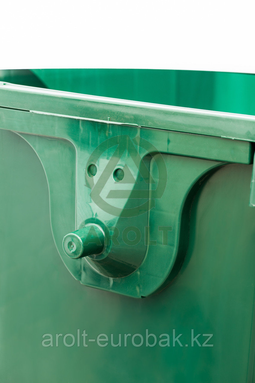 Пластиковый мусорный Евро-контейнер 1100л/без крышки - фото 4 - id-p107836986