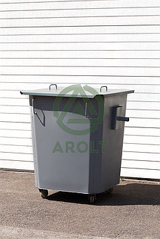 Мусорный контейнер МЕТАЛЛ 2ММ 0.75 куба (с НДС%)  с крышкой на колесах