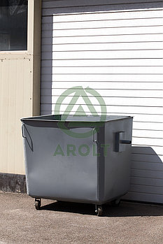 Мусорный контейнер для ТБО 1,1 м3 (с НДС %) Евро контейнер на колесах, без крышки