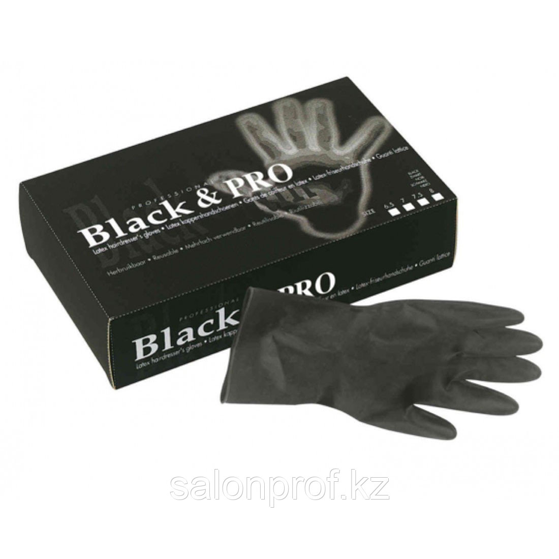 Перчатки Aviora одноразовые Эластомер L черные (100 шт) №82030 - фото 1 - id-p108216270