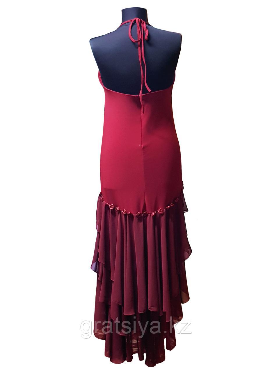 Вечернее Прилегающее Платье Асимметрия Открытые Плечи Открытая спина - фото 4 - id-p97799206