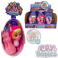 BL8904 Кукла в яйце Cry Babies с соской, 6видов., цена за 1шт 14*8см, фото 2