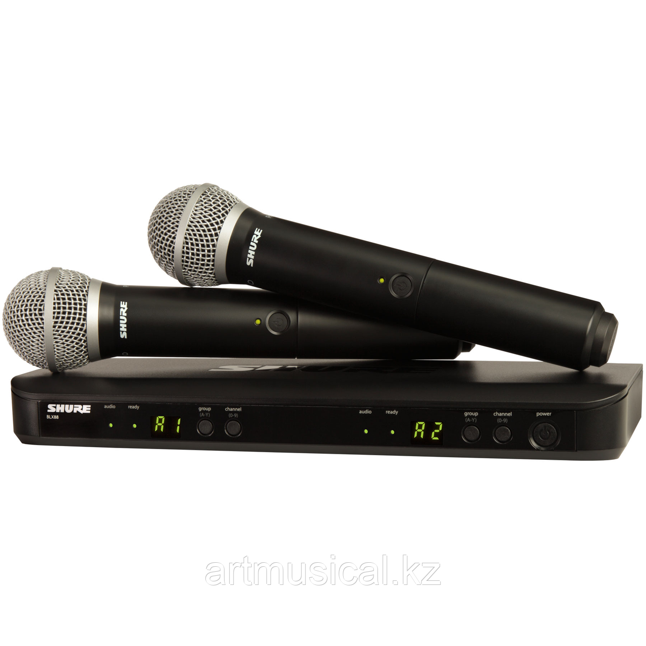 SHURE BLX288E/PG58-Q25 Радиосистема BLX с двумя ручными передатчиками PG58. - фото 1 - id-p108220124