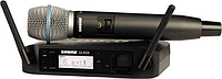 SHURE GLXD24E/B87A-Z2 BETA87A қол микрофоны бар GLX-D сандық радио жүйесі