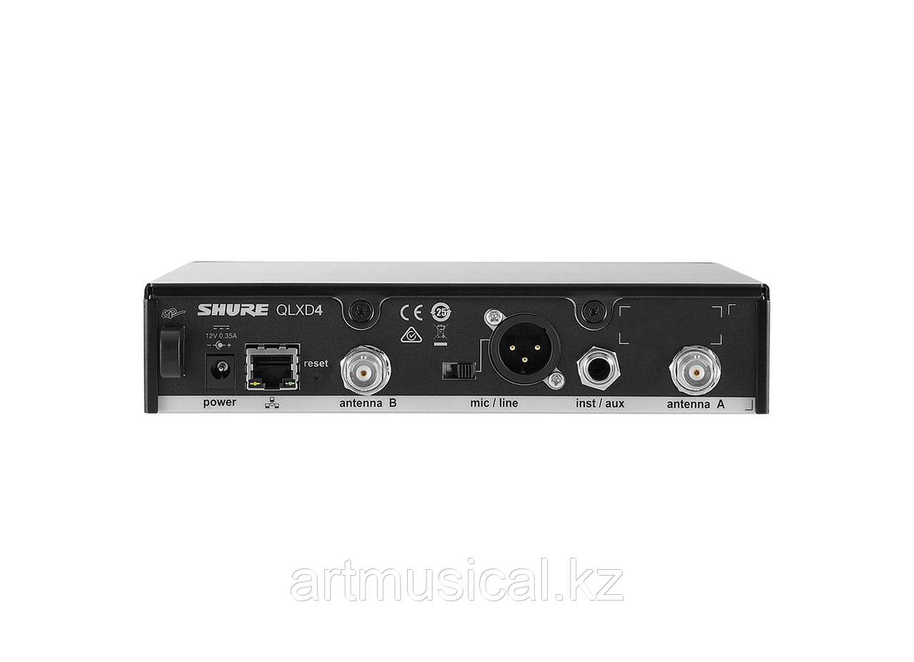 SHURE QLXD24E/B87A-H51 Цифровая вокальная радиосистема QLXD с ручным передатчиком BETA58 - фото 2 - id-p108224223