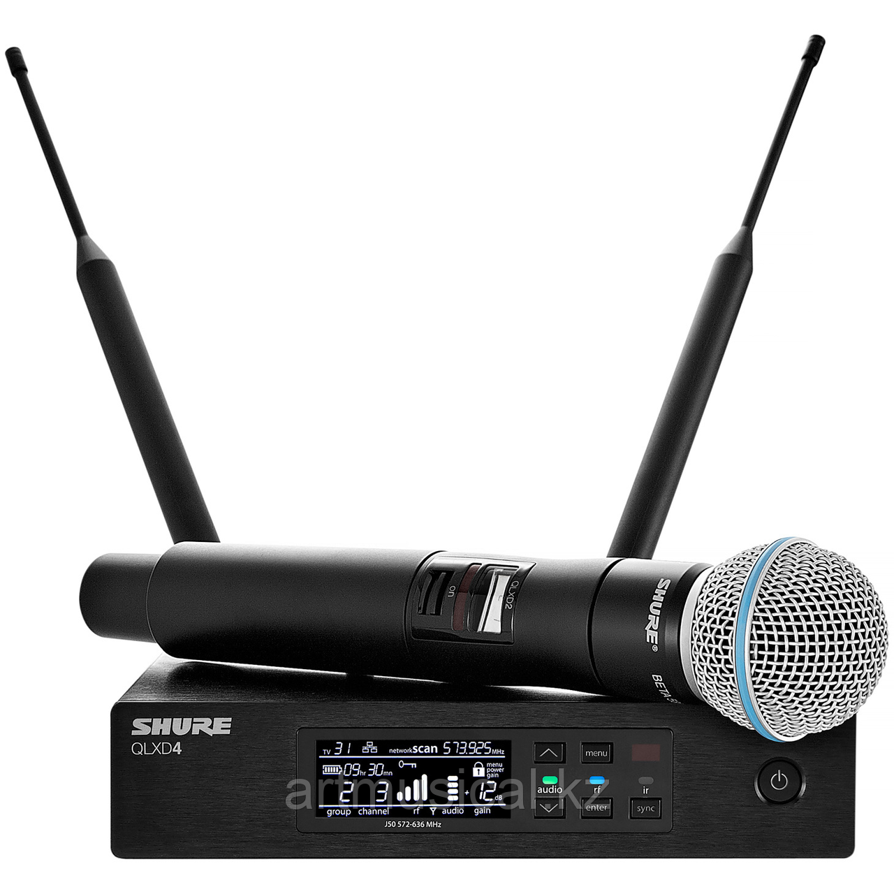 SHURE QLXD24E/B58-K51 Цифровая вокальная радиосистема QLXD с ручным передатчиком BETA58