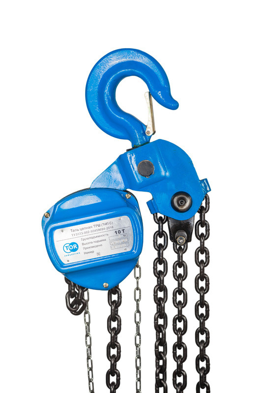 Таль ручная шестеренная TOR ТРШ C 10ТХ3М (модель N), фото 1