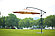 Зонт уличный круглый MIAMi (D-3м), Бежевый c утяжелителями, фото 5