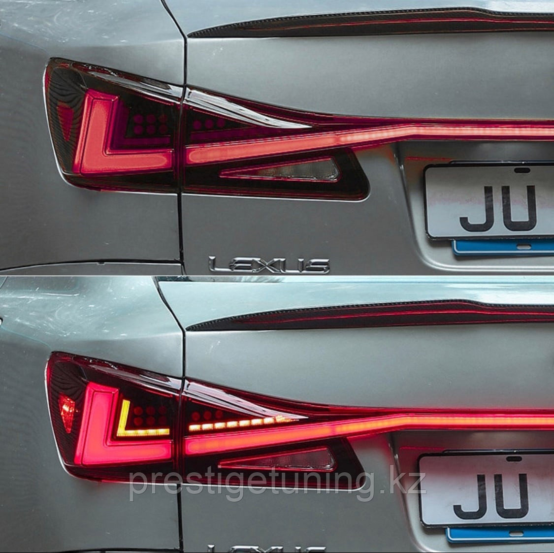 Задние фонари на Lexus IS 2006-12 дизайн 2023 (Красный цвет) - фото 10 - id-p108229489
