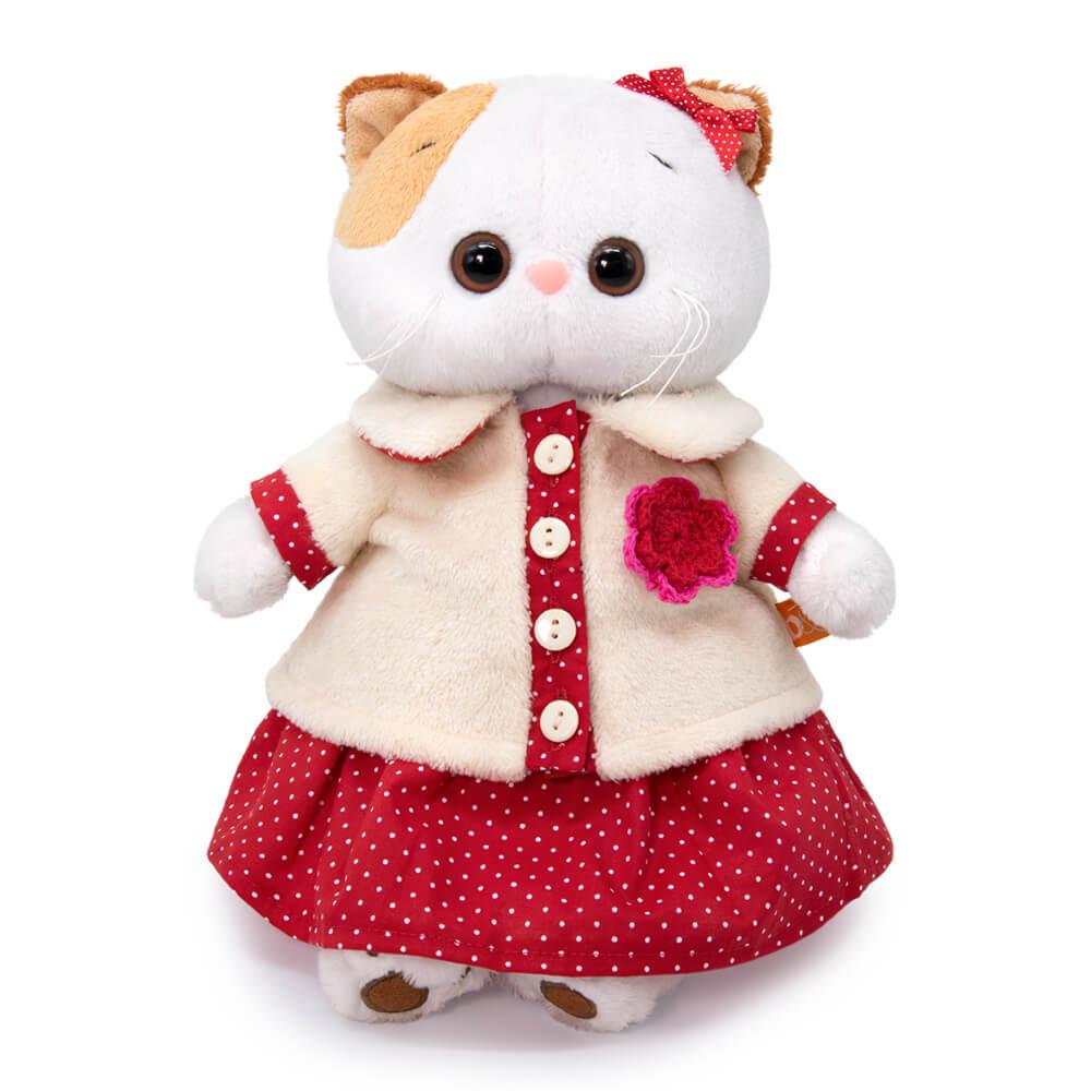 Мягкая игрушка Кошечка Ли-Ли в мягкой куртке и юбке, 24 см - фото 1 - id-p108229333