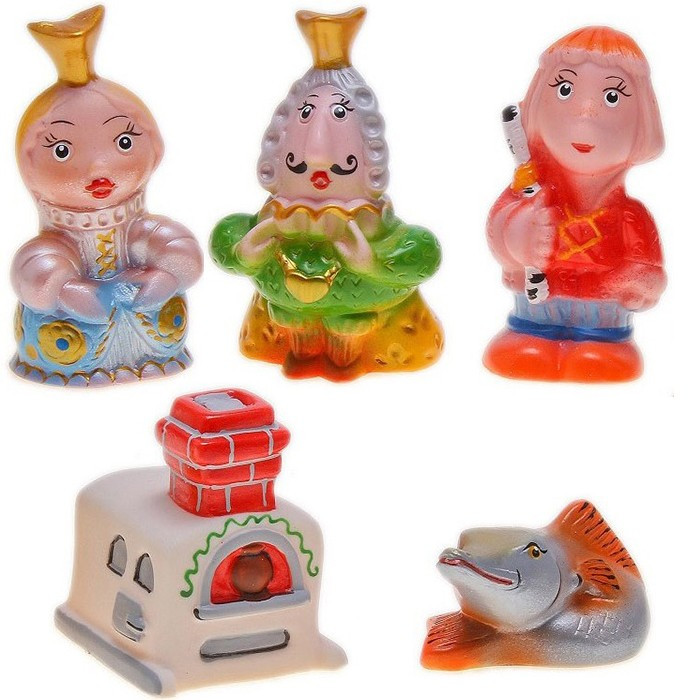 Набор Резиновых игрушек По щучьему велению - фото 1 - id-p108229345
