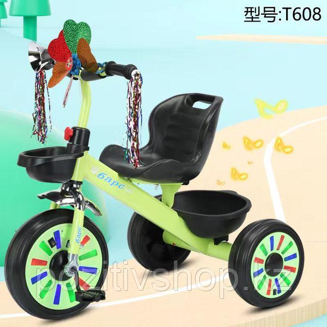 Велосипед трехколесный T608 Зеленый
