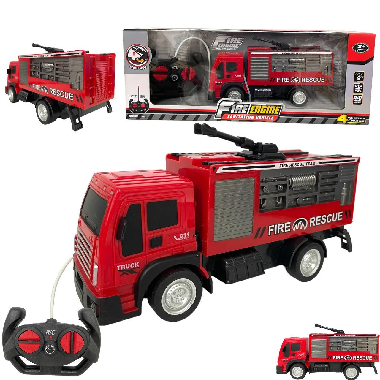 998-16У/998-18У Пожарная машина на р/у (4 функции,на батар) FIRE ENGINE 38*15см