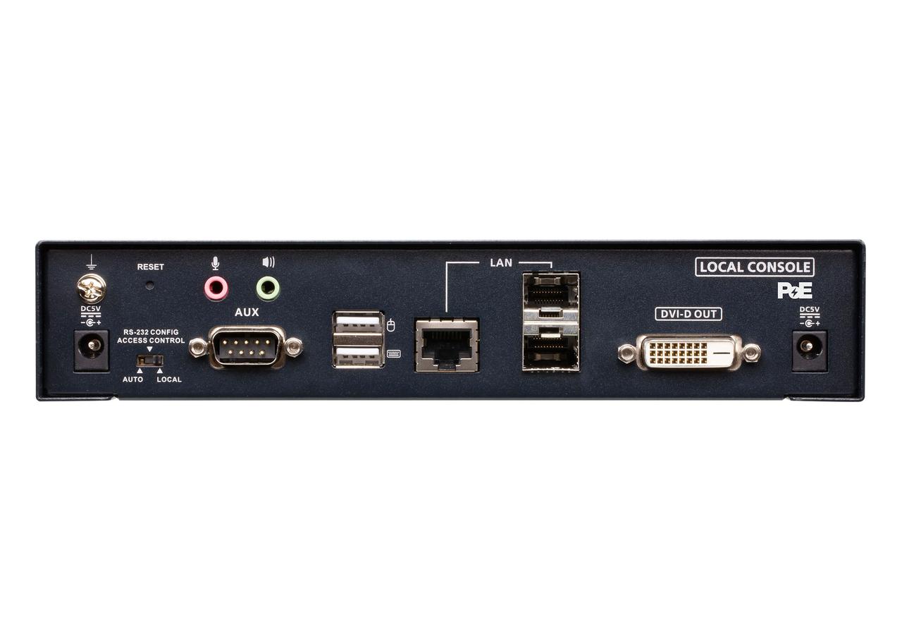 2K DVI-D Dual Link KVM-удлинитель с доступом по IP, двумя слотами SFP (передатчик) KE6922T ATEN - фото 3 - id-p108232115