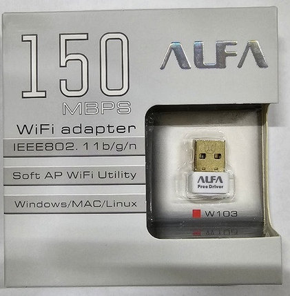 Wi-Fi адаптер Alfa NET W103 Nano, 150Mbit, 2.4GHz, 802.11, фото 2