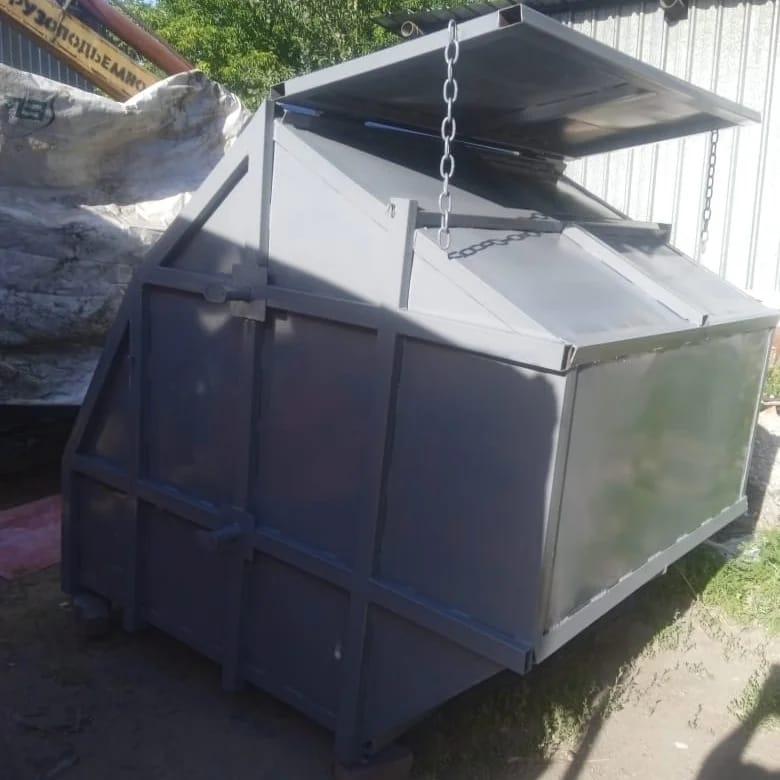 Мусорный бункер/Евроконтенер для мусора 1.1м3 - фото 2 - id-p108232277
