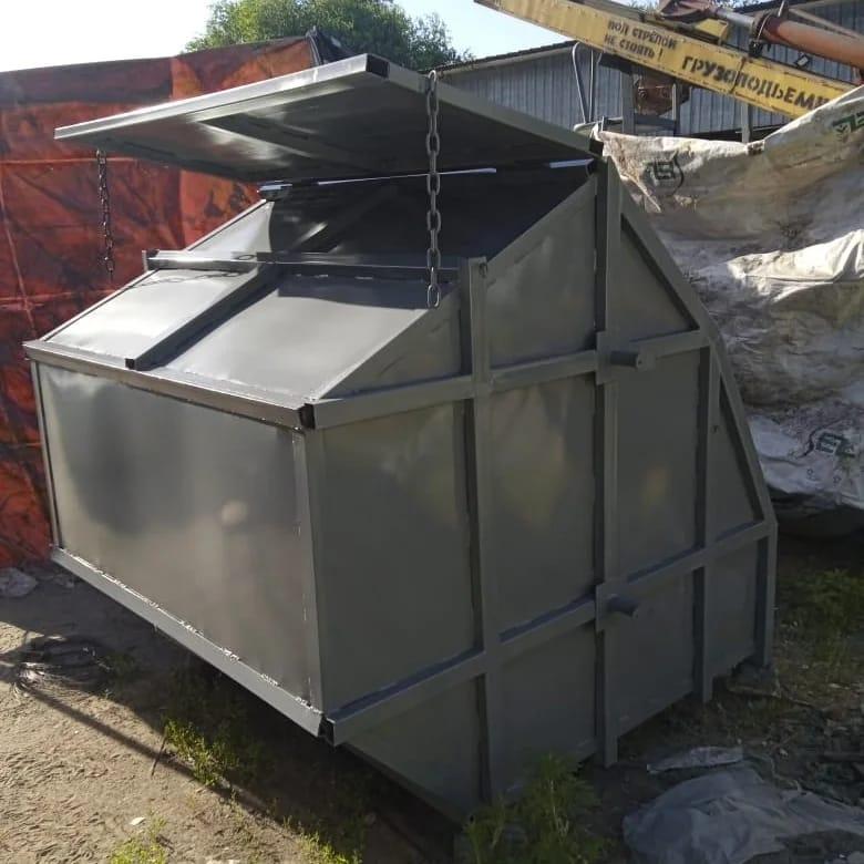 Мусорный бункер/Евроконтенер для мусора 1.1м3 - фото 3 - id-p108232277