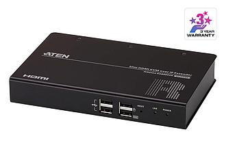 Компактный приемник для KVM-удлинителя с доступом по IP и поддержкой одного HDMI-дисплея  KE8900SR ATEN