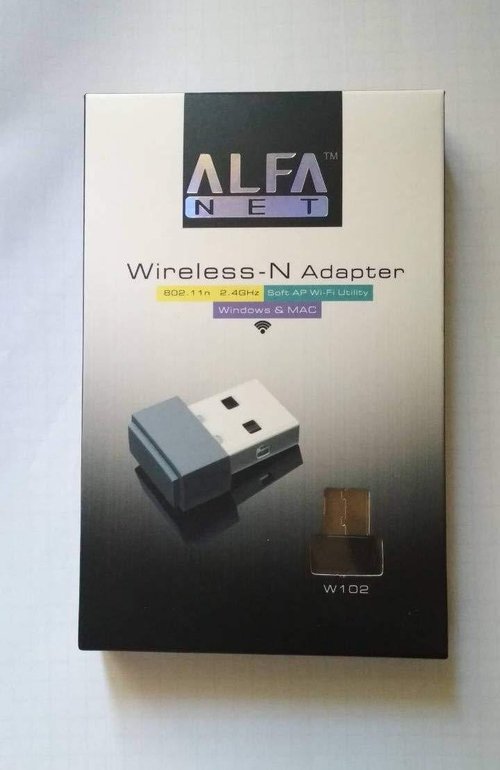 WiFi адаптер Alfa NET W102, 150Mbit, 2.4GHz, 802.11 - фото 1 - id-p79514939