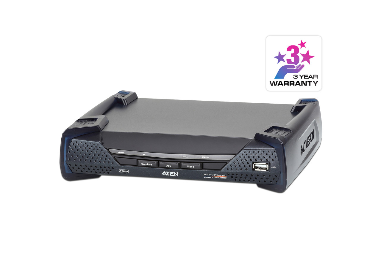 HDMI KVM-удлинитель с доступом по IP и поддержкой 4K (приемник) KE8950R ATEN - фото 1 - id-p108232304