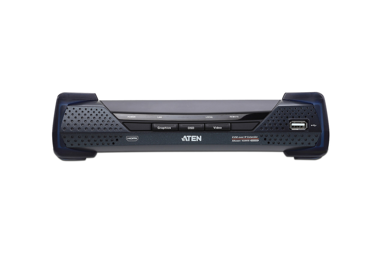 HDMI KVM-удлинитель с доступом по IP и поддержкой 4K (приемник) KE8950R ATEN - фото 2 - id-p108232304