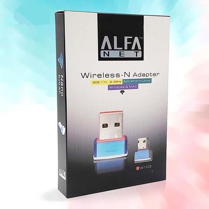 WiFi адаптер Alfa NET W103,150Mbit, 2.4GHz, 802.11, фото 2