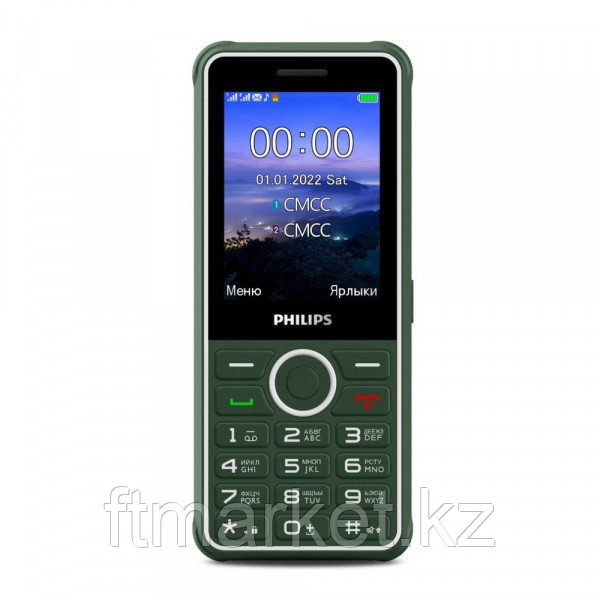 Philips Xenium E2301 жасыл ұялы телефоны, фото 1