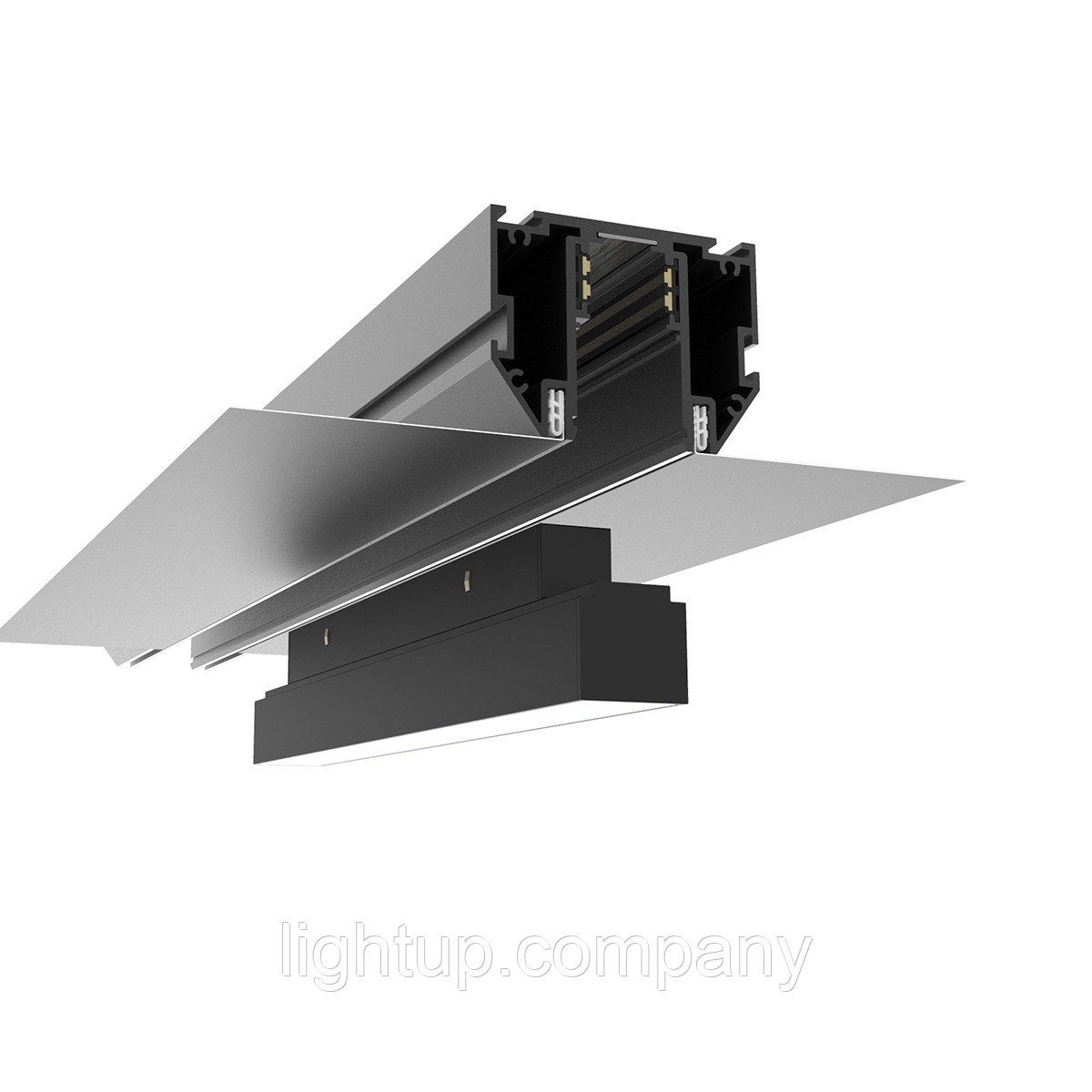 LightUP Шинопровод магнитный 3 м под натяжной потолок - фото 1 - id-p105541071