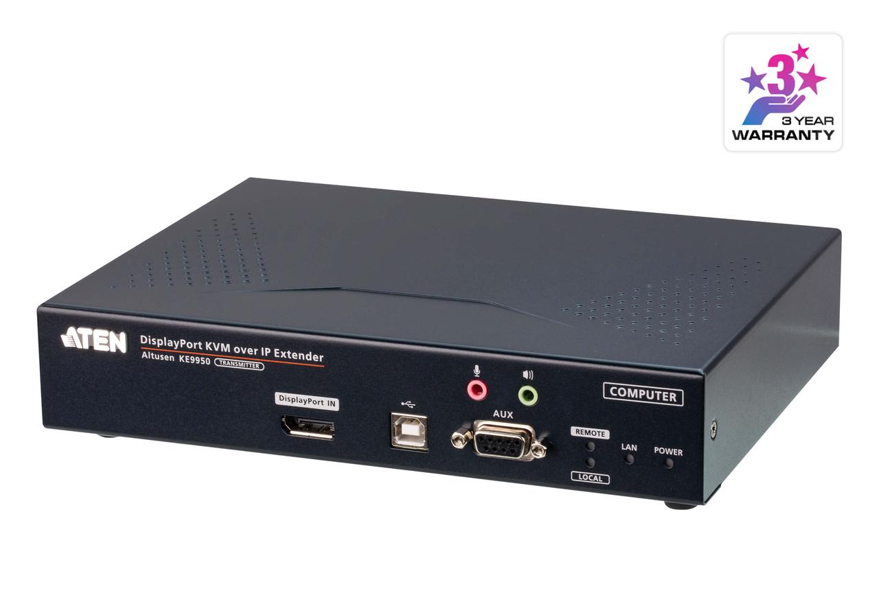 4K KVM-удлинитель с доступом по IP и поддержкой одного DisplayPort-дисплея (передатчик) KE9950T ATEN