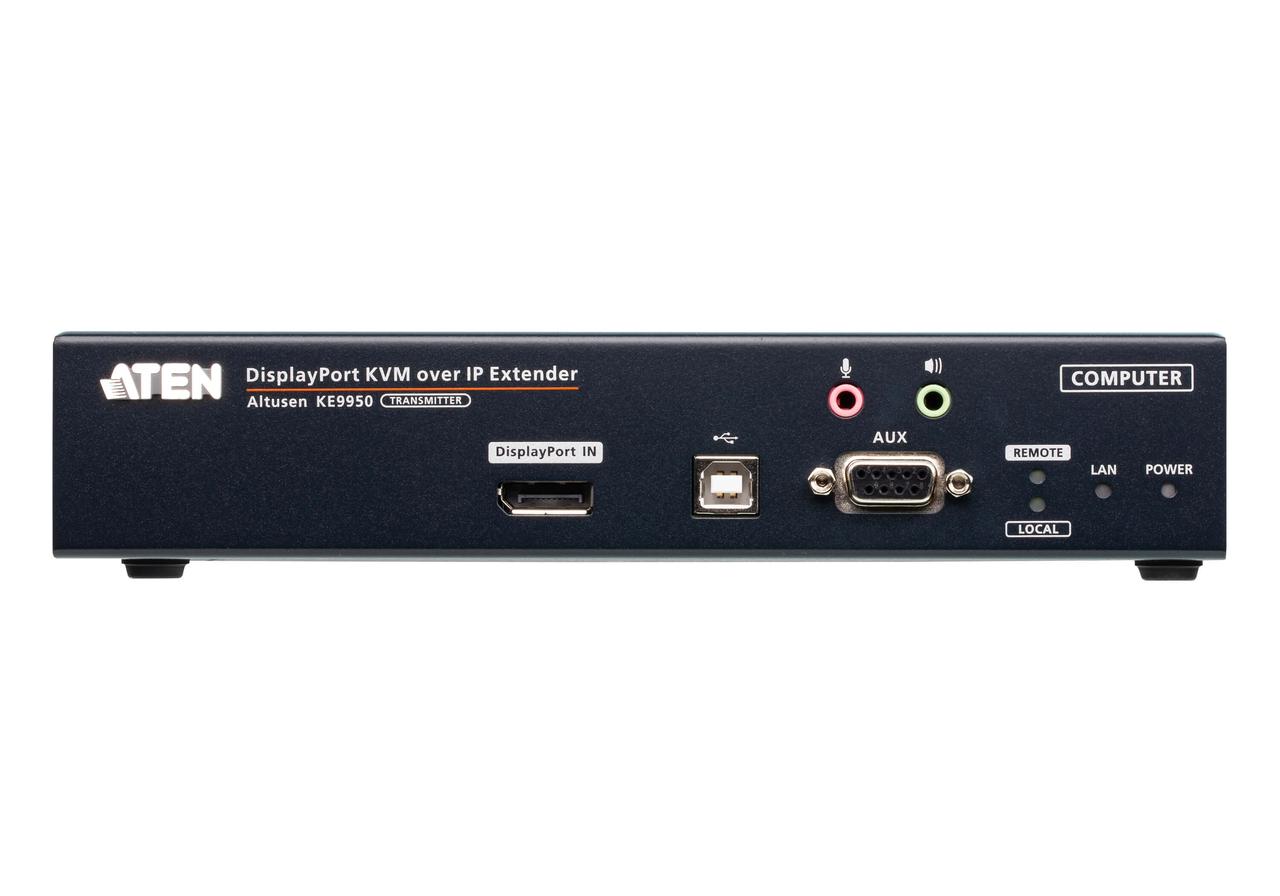 4K KVM-удлинитель с доступом по IP и поддержкой одного DisplayPort-дисплея (передатчик) KE9950T ATEN - фото 3 - id-p108232939