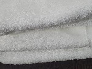 Полотенце банное про-во Китай 70х140 см 600 гр Премиум белое