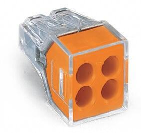 Клемма PUSH WIRE® для соединительных коробок в упаковке (100 штук); 2,5 мм WAGO 773-104 - фото 1 - id-p108233599