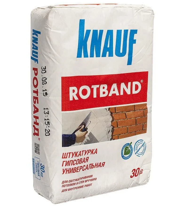 Штукатурка на гипсовой основе Knauf Rotband - фото 1 - id-p108233693