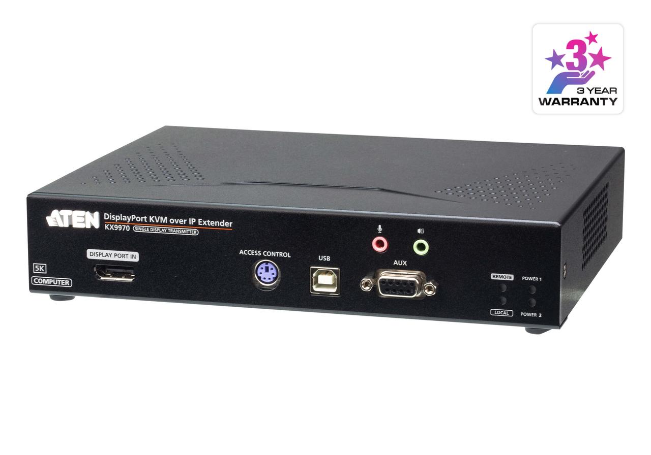 5K DisplayPort KVM-удлинитель с доступом по IP (передатчик) KX9970T ATEN - фото 1 - id-p108233862