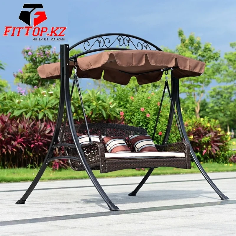 Качеля садовая "Relax" плетенная из Ротанга, фото 1