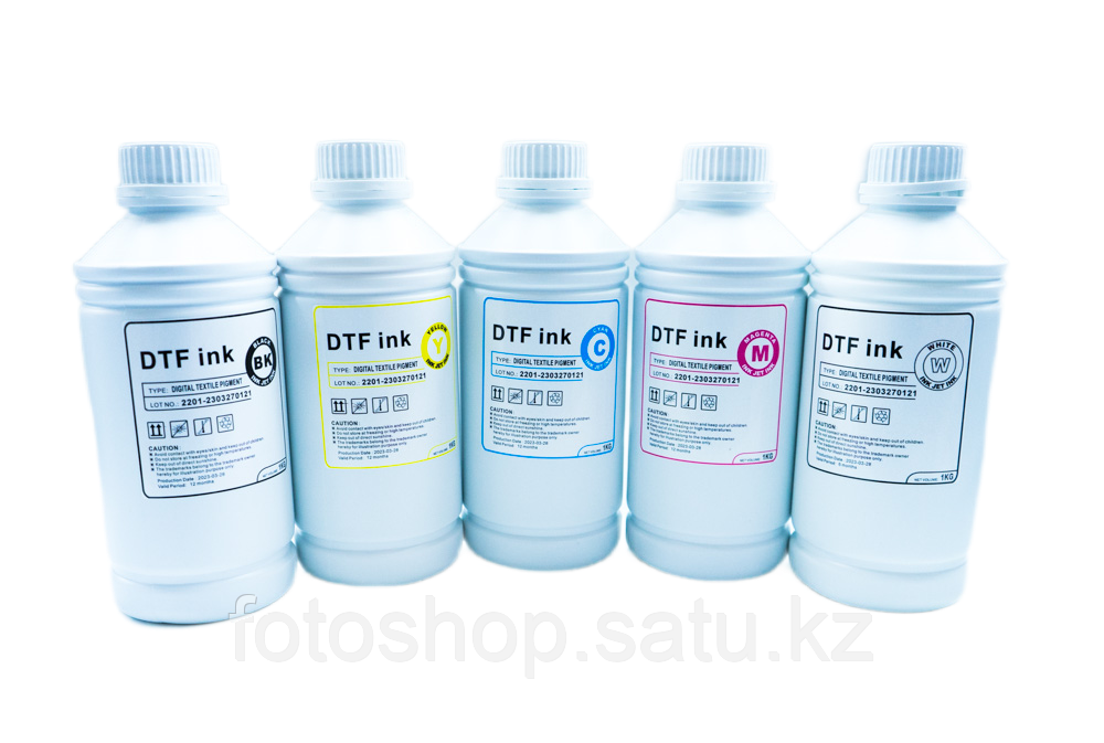 Чернила DTF Ink 5 цветов 1 л