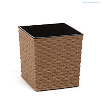 Кашпо Юкка ECO 300x300 RATTAN "Натуральное дерево"