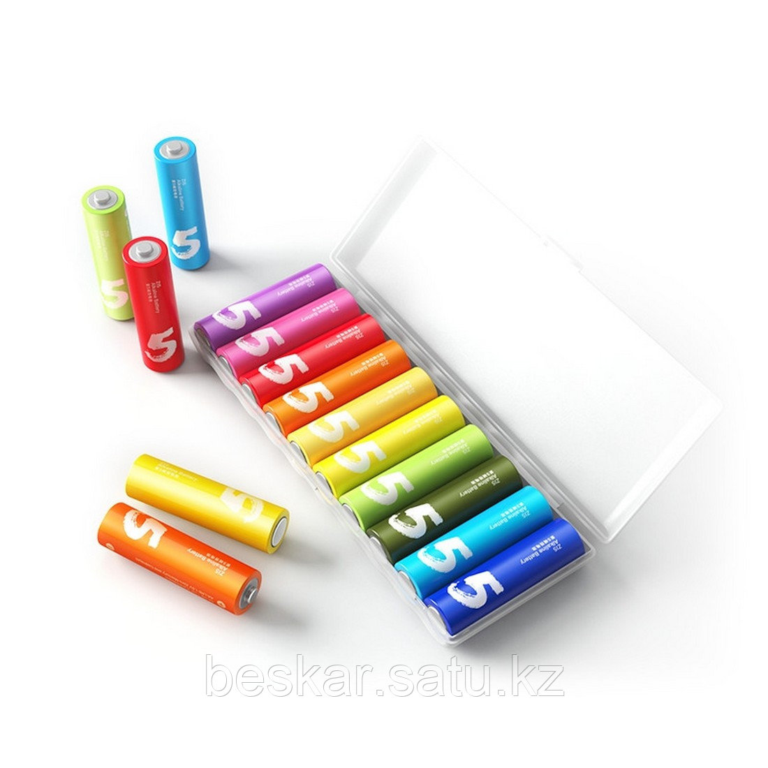 Батарейки Xiaomi ZMI AA501 Rainbow 5 AA (10шт в упак) - фото 2 - id-p108238098