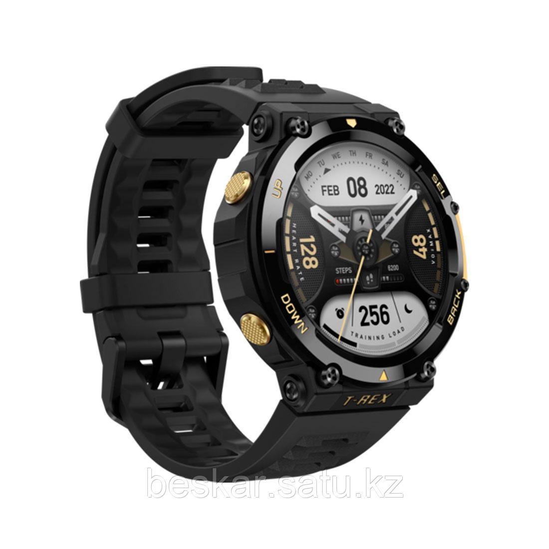 Смарт часы Amazfit T-Rex 2 A2170 Astro Black and Gold - фото 1 - id-p108244217