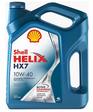 Моторное масло Shell Helix HX7 10W40 4л - фото 1 - id-p107632301