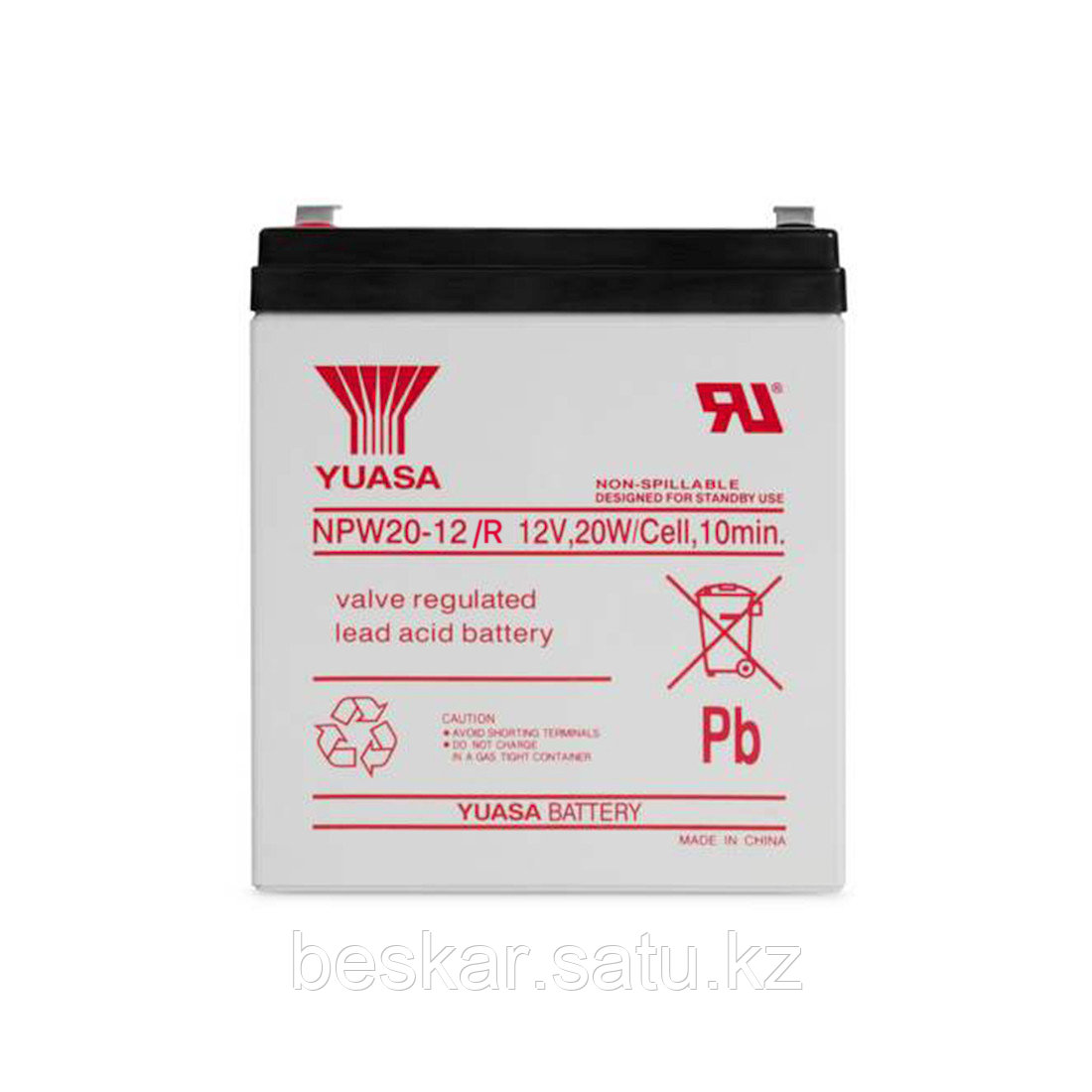 Аккумуляторная батарея Yuasa NPW20-12/R 12В*5 Ач - фото 2 - id-p108246266