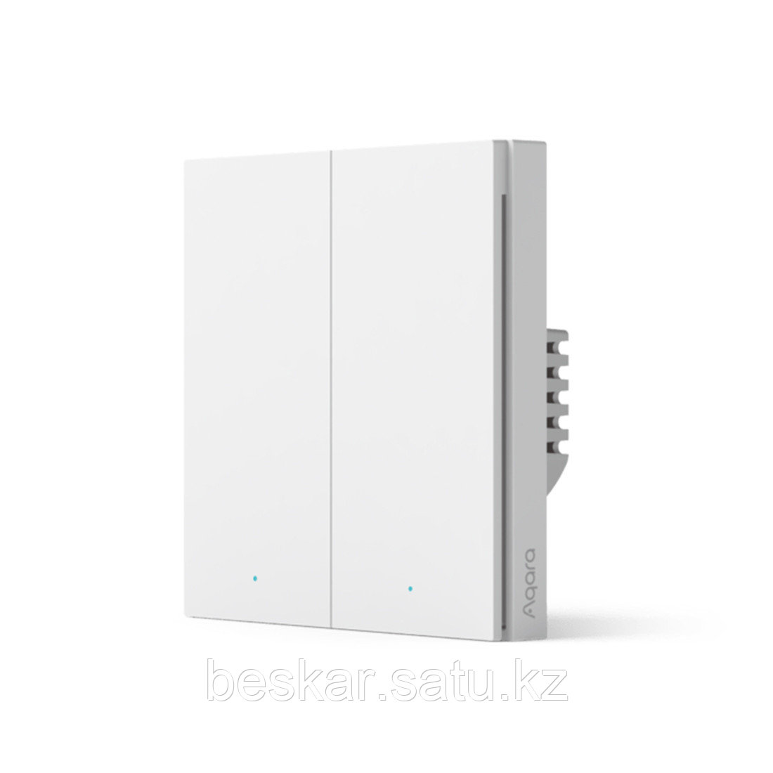 Настенный выключатель AQARA Smart Wall Switch H1(No Neutral, Double Rocker) - фото 1 - id-p108246269