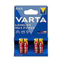 Батарейка VARTA Longlife Power Max Micro 1.5V - LR03/ AAA 4 шт в блистере