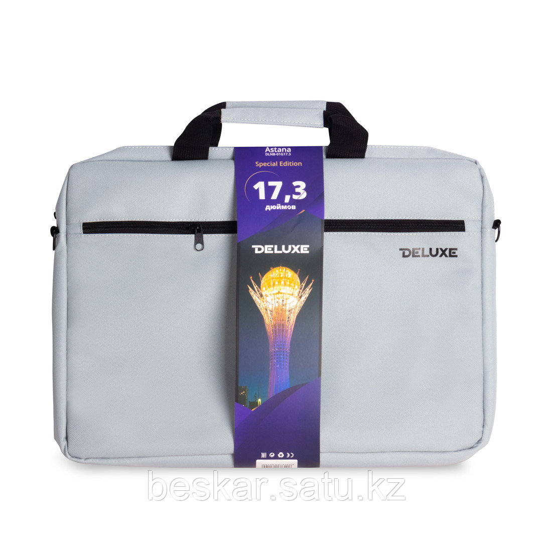 Сумка для ноутбука Deluxe Astana 17.3" (DLNB-01G17.3) - фото 1 - id-p108239888