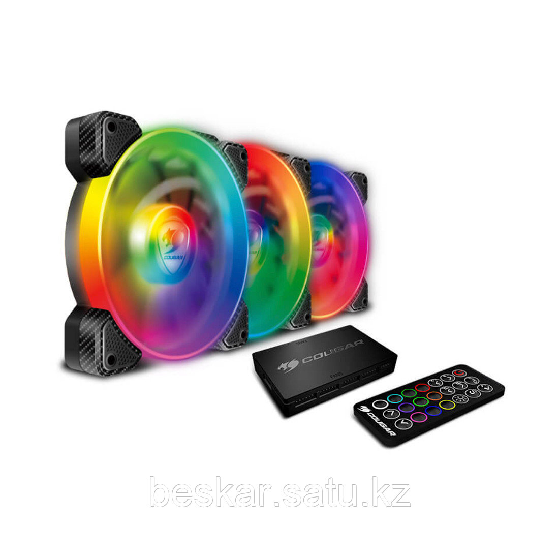 Комплект кулеров для компьютерного корпуса Cougar VORTEX SPB RGB COOLING KIT - 3 в1 - фото 1 - id-p108242838