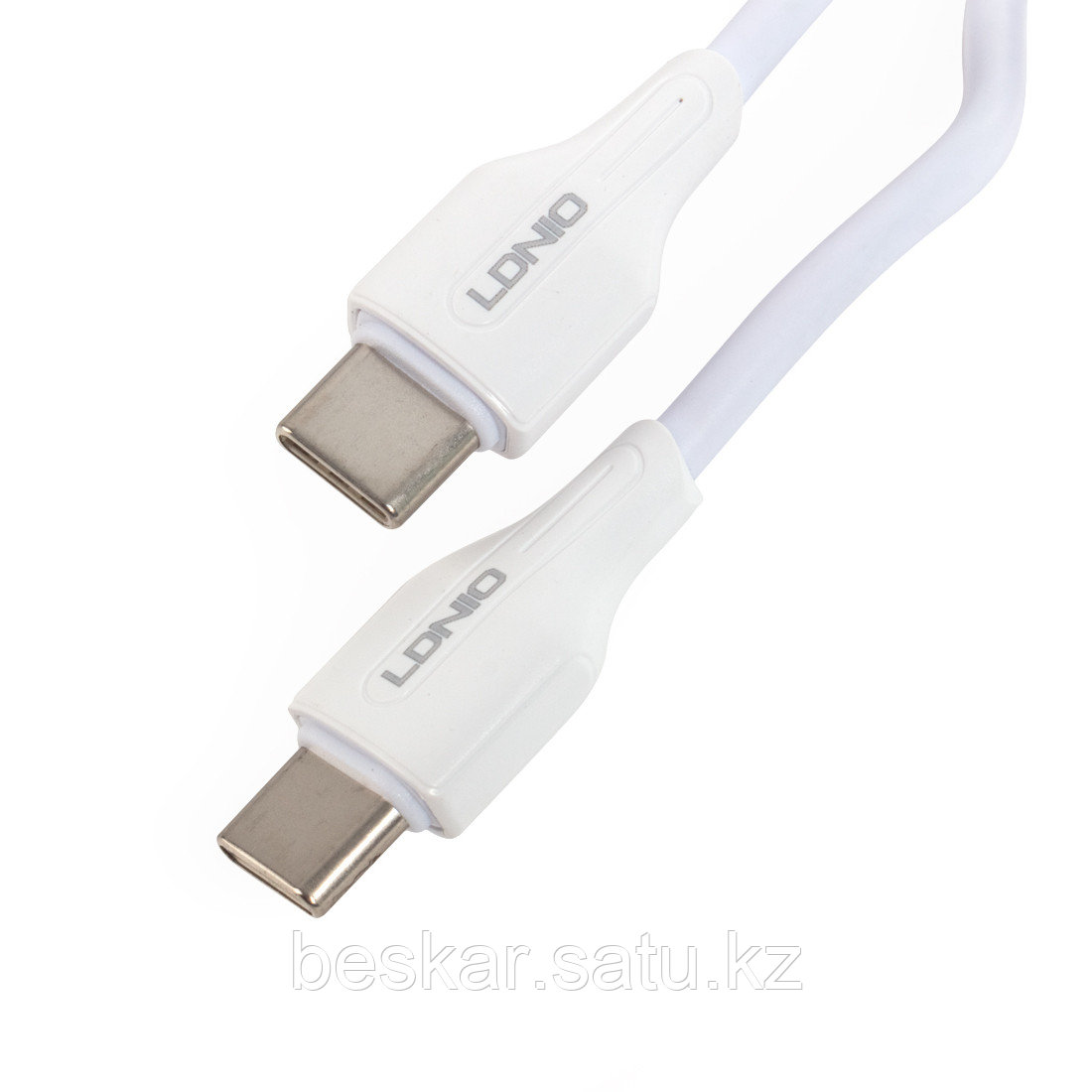 Интерфейсный кабель LDNIO Type-C to Type-C LC121-C 1м 65W Белый - фото 1 - id-p108242842