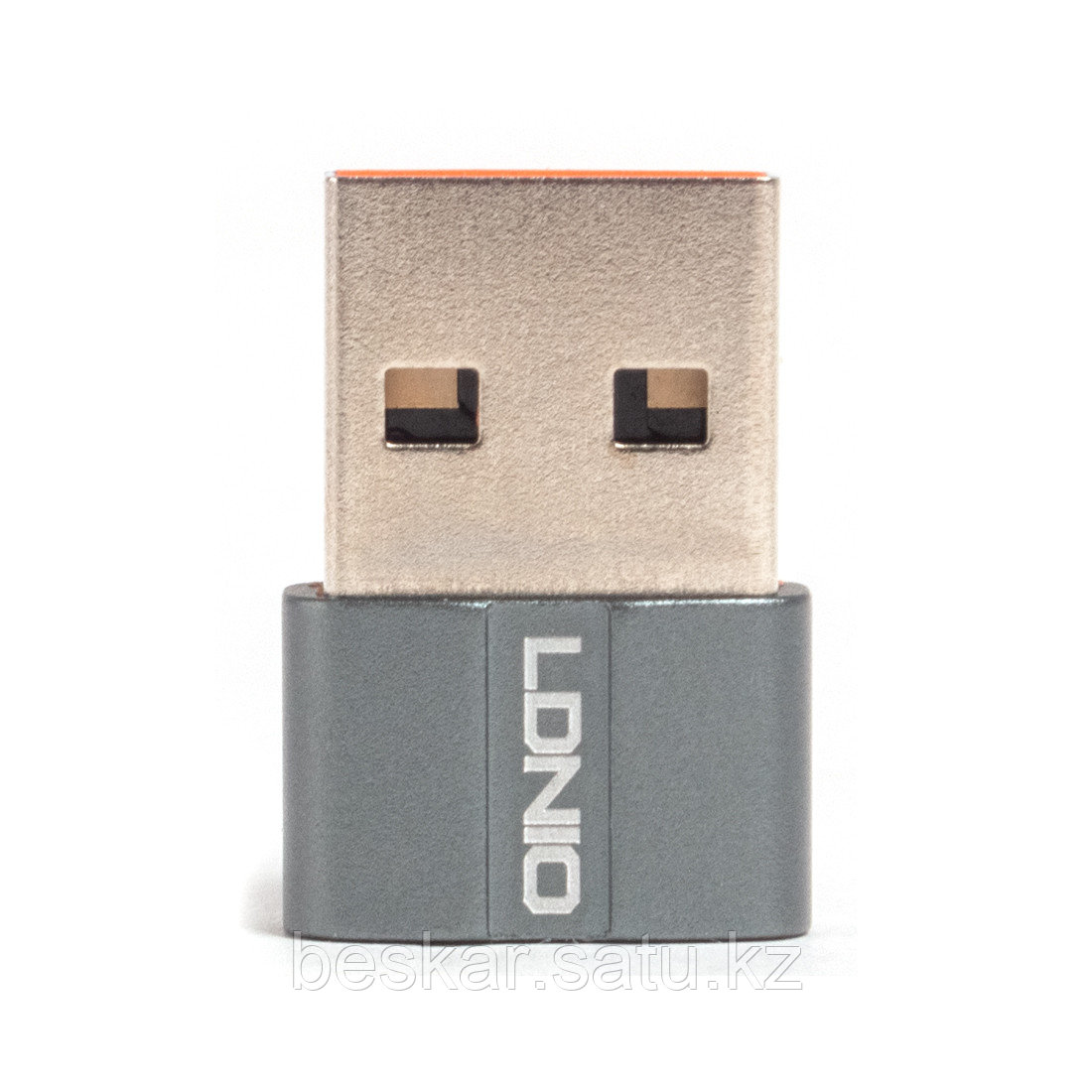 Переходник LDNIO LC150 Type-C на USB A Адаптер Серый - фото 2 - id-p108242862