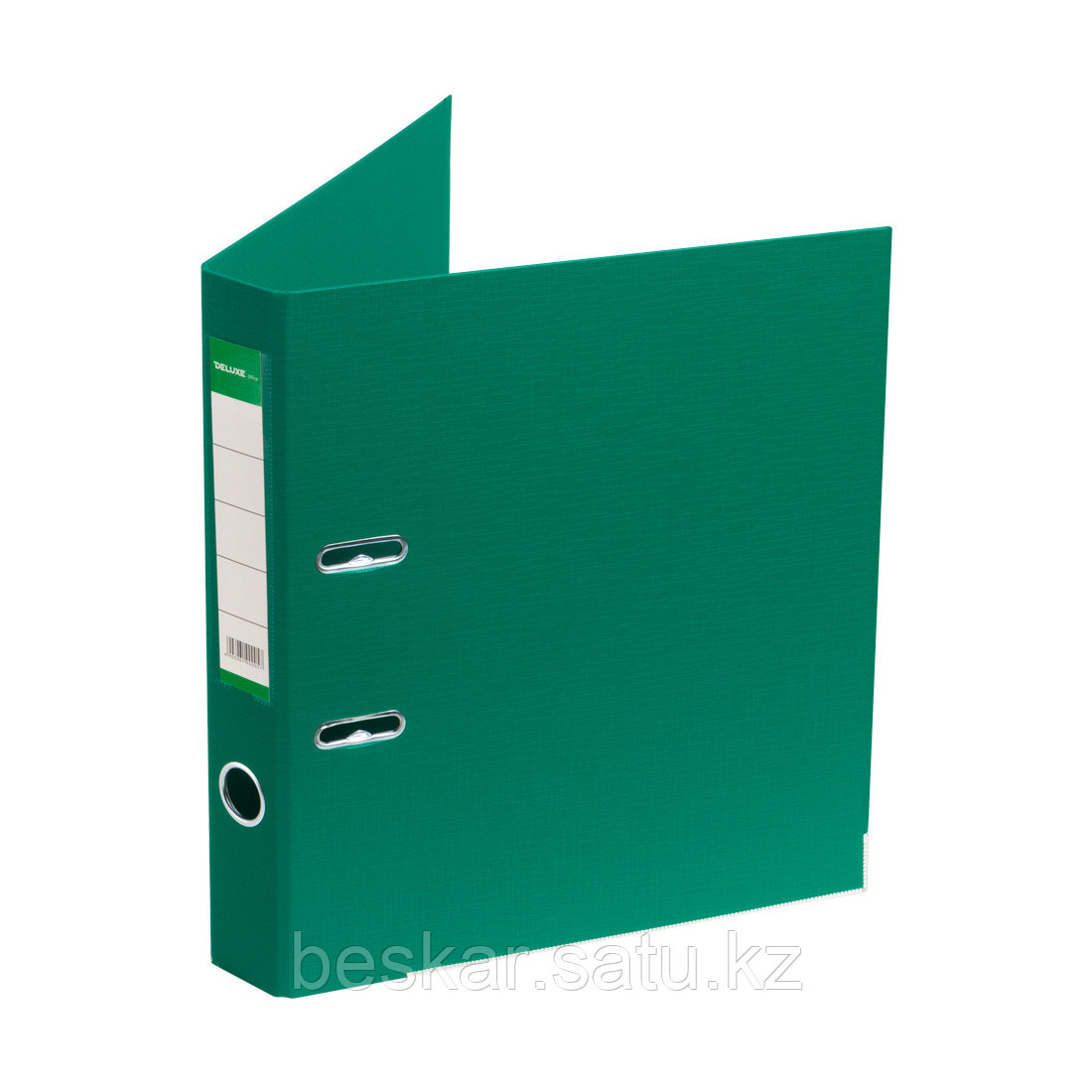 Папка-регистратор Deluxe с арочным механизмом, Office 2-GN36 (2" GREEN), А4, 50 мм, зеленый - фото 1 - id-p108240059